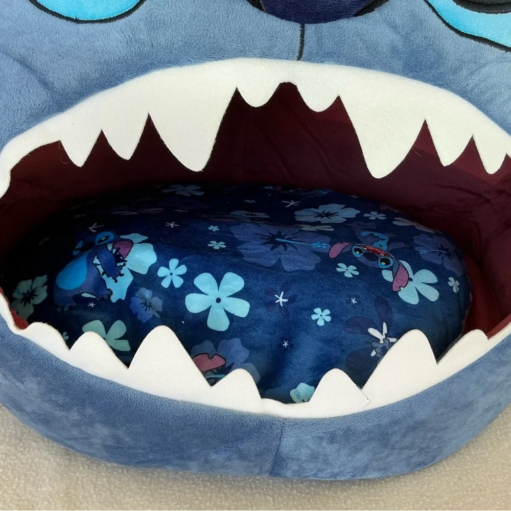 LAST ONE!! Disney “Stitch” Pet Bed Plush Blue with Purple Ears NWT